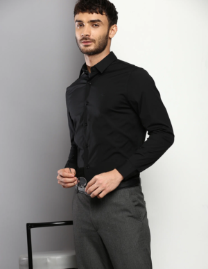 Men’s Slim Fit Cotton Blend Formal Shirt