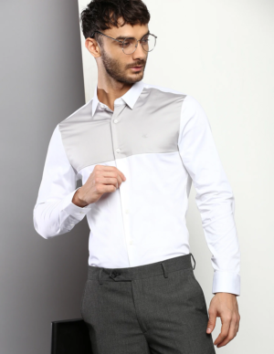 Men’s Slim Fit Cotton Blend Formal Shirt