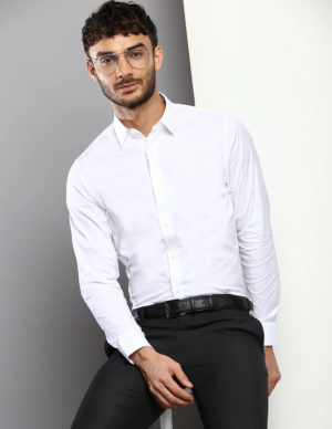 Men’s Slim Fit Cotton Blend Formal Shirt